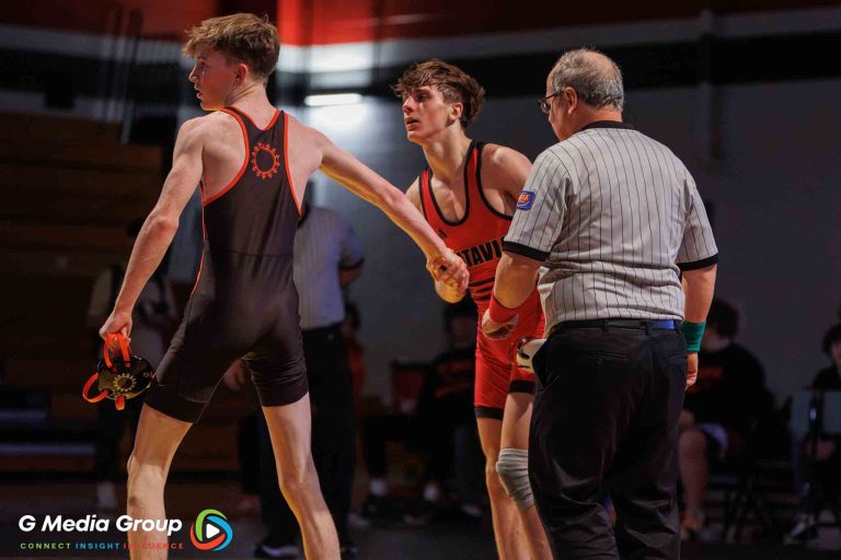 Kai Enos after his match he won by decision.