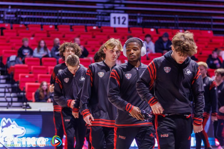 NIU Wrestling Team Members prior to their Match against Purdue on January 12th 2025 in DeKalb, IL