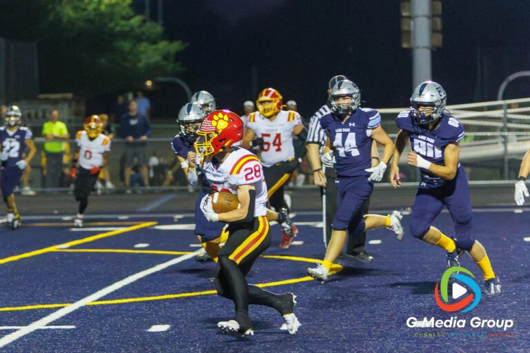 Batavia Senior Henry Hahn during the September 19th game against Lake Park. Photo Credit: Zachary Gebis GMedia | Sept 19, 2025