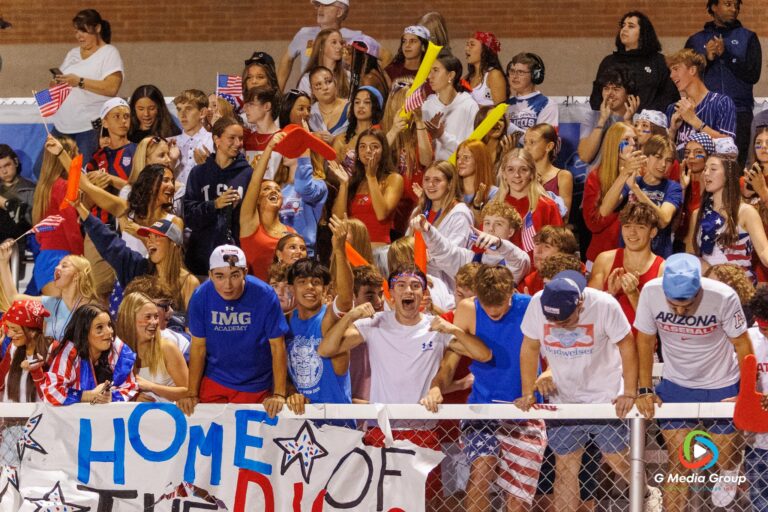 Batavia Student Section making some noise during the SCN vs Batavia High School Varsity football game on Friday September 26, 2025 at SCN. | Photo Credit: Zachary Gebis