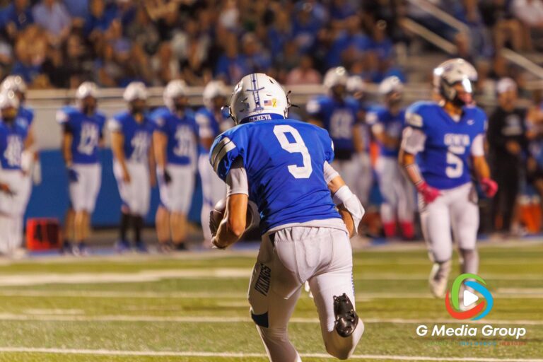 Geneva Junior Tate Beran during the Geneva vs. Batavia Rivalry game at Geneva High School on October 03, 2025 | Photo credit: Zachary Gebis