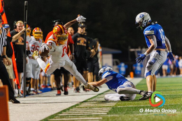 Batavia Jr Darin Ashiru during the Geneva vs. Batavia Rivalry game at Geneva High School on October 03, 2025 | Photo credit: Zachary Gebis