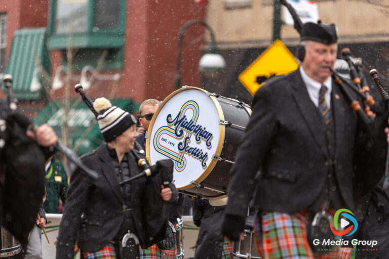 Snow flurries and chilly temperatures couldn't dampen the Irish spirit in downtown St. Charles. Participants and spectators gathered along Main Street for the annual St. Patrick's Parade, celebrating local tradition despite the late-season flurries. | Photo: GMedia Group