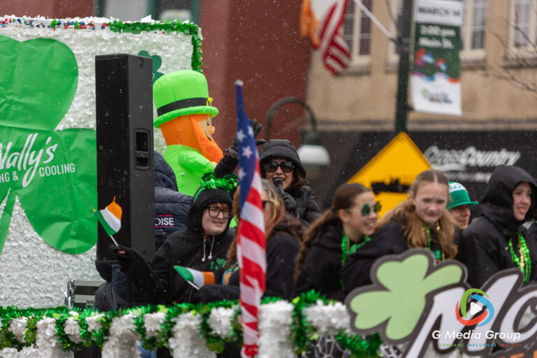Snow flurries and chilly temperatures couldn't dampen the Irish spirit in downtown St. Charles. Participants and spectators gathered along Main Street for the annual St. Patrick's Parade, celebrating local tradition despite the late-season flurries. | Photo: GMedia Group
