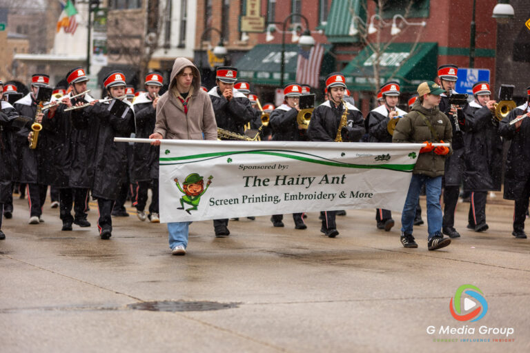 Snow flurries and chilly temperatures couldn't dampen the Irish spirit in downtown St. Charles. Participants and spectators gathered along Main Street for the annual St. Patrick's Parade, celebrating local tradition despite the late-season flurries. | Photo: GMedia Group