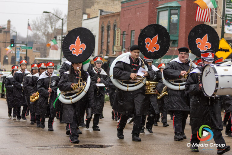 Snow flurries and chilly temperatures couldn't dampen the Irish spirit in downtown St. Charles. Participants and spectators gathered along Main Street for the annual St. Patrick's Parade, celebrating local tradition despite the late-season flurries. | Photo: GMedia Group