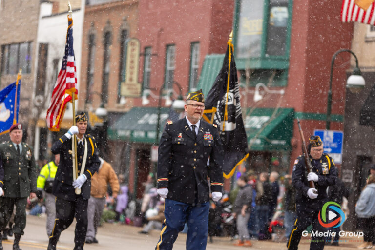 Snow flurries and chilly temperatures couldn't dampen the Irish spirit in downtown St. Charles. Participants and spectators gathered along Main Street for the annual St. Patrick's Parade, celebrating local tradition despite the late-season flurries. | Photo: GMedia Group