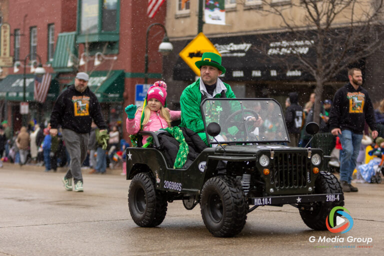 Snow flurries and chilly temperatures couldn't dampen the Irish spirit in downtown St. Charles. Participants and spectators gathered along Main Street for the annual St. Patrick's Parade, celebrating local tradition despite the late-season flurries. | Photo: GMedia Group