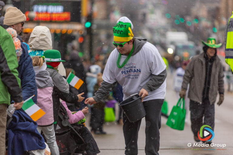 Highlights from the 2026 St. Charles St. Patrick's Parade. From bagpipes to festive floats, the community turned out in green to celebrate along the snowy Main Street route. | Photo GMedia Group