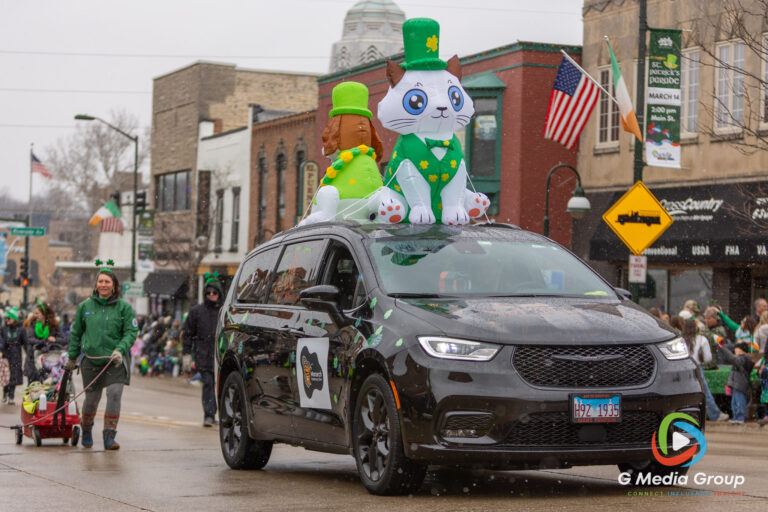 Snow flurries and chilly temperatures couldn't dampen the Irish spirit in downtown St. Charles. Participants and spectators gathered along Main Street for the annual St. Patrick's Parade, celebrating local tradition despite the late-season flurries. | Photo: GMedia Group