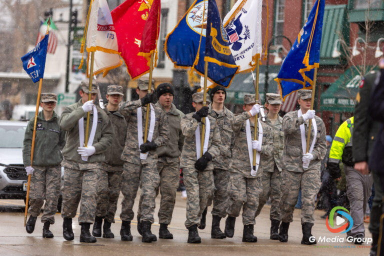 Snow flurries and chilly temperatures couldn't dampen the Irish spirit in downtown St. Charles. Participants and spectators gathered along Main Street for the annual St. Patrick's Parade, celebrating local tradition despite the late-season flurries. | Photo: GMedia Group