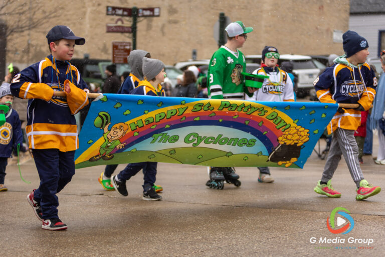 Highlights from the 2026 St. Charles St. Patrick's Parade. From bagpipes to festive floats, the community turned out in green to celebrate along the snowy Main Street route. | Photo GMedia Group