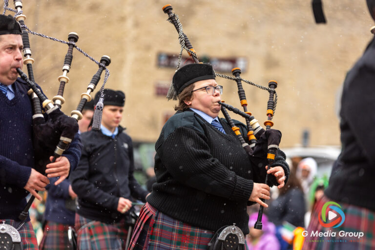 Snow flurries and chilly temperatures couldn't dampen the Irish spirit in downtown St. Charles. Participants and spectators gathered along Main Street for the annual St. Patrick's Parade, celebrating local tradition despite the late-season flurries. | Photo: GMedia Group
