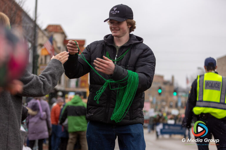 Highlights from the 2026 St. Charles St. Patrick's Parade. From bagpipes to festive floats, the community turned out in green to celebrate along the snowy Main Street route. | Photo GMedia Group