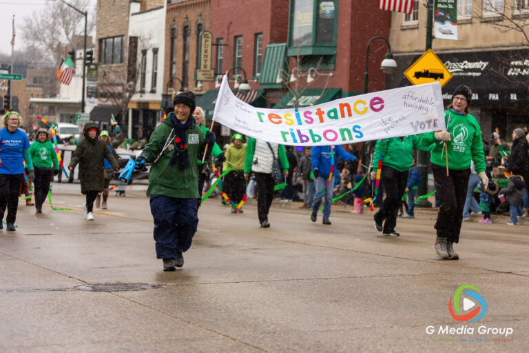 Snow flurries and chilly temperatures couldn't dampen the Irish spirit in downtown St. Charles. Participants and spectators gathered along Main Street for the annual St. Patrick's Parade, celebrating local tradition despite the late-season flurries. | Photo: GMedia Group