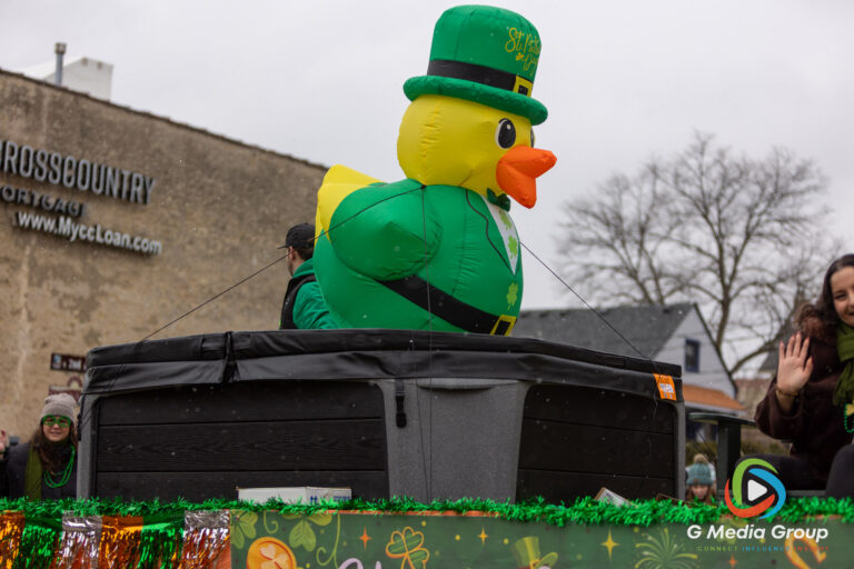 Highlights from the 2026 St. Charles St. Patrick's Parade. From bagpipes to festive floats, the community turned out in green to celebrate along the snowy Main Street route. | Photo GMedia Group