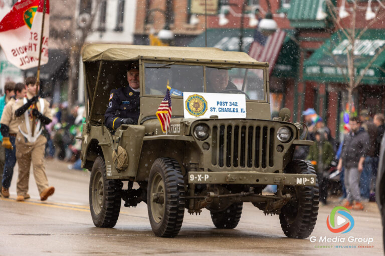 Snow flurries and chilly temperatures couldn't dampen the Irish spirit in downtown St. Charles. Participants and spectators gathered along Main Street for the annual St. Patrick's Parade, celebrating local tradition despite the late-season flurries. | Photo: GMedia Group