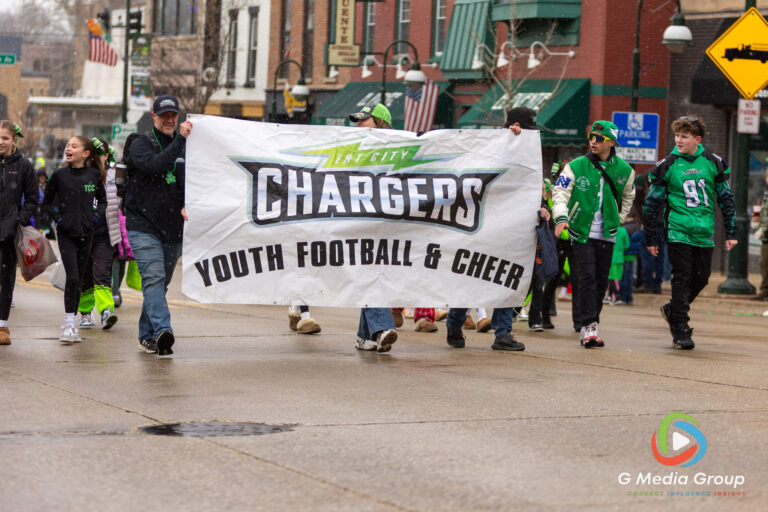 Highlights from the 2026 St. Charles St. Patrick's Parade. From bagpipes to festive floats, the community turned out in green to celebrate along the snowy Main Street route. | Photo GMedia Group