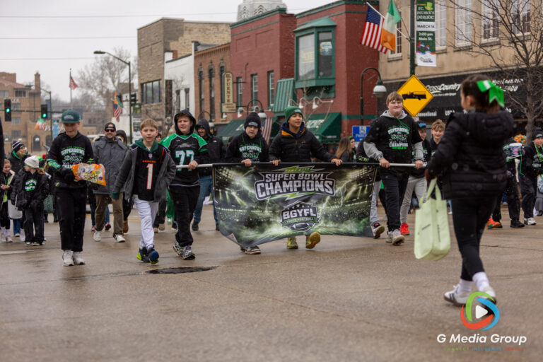 Snow flurries and chilly temperatures couldn't dampen the Irish spirit in downtown St. Charles. Participants and spectators gathered along Main Street for the annual St. Patrick's Parade, celebrating local tradition despite the late-season flurries. | Photo: GMedia Group