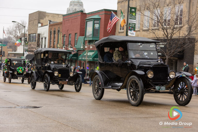 Highlights from the 2026 St. Charles St. Patrick's Parade. From bagpipes to festive floats, the community turned out in green to celebrate along the snowy Main Street route. | Photo GMedia Group