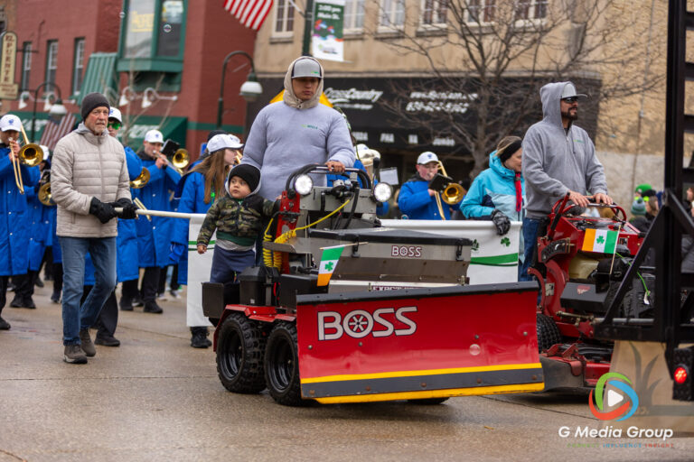 Highlights from the 2026 St. Charles St. Patrick's Parade. From bagpipes to festive floats, the community turned out in green to celebrate along the snowy Main Street route. | Photo GMedia Group