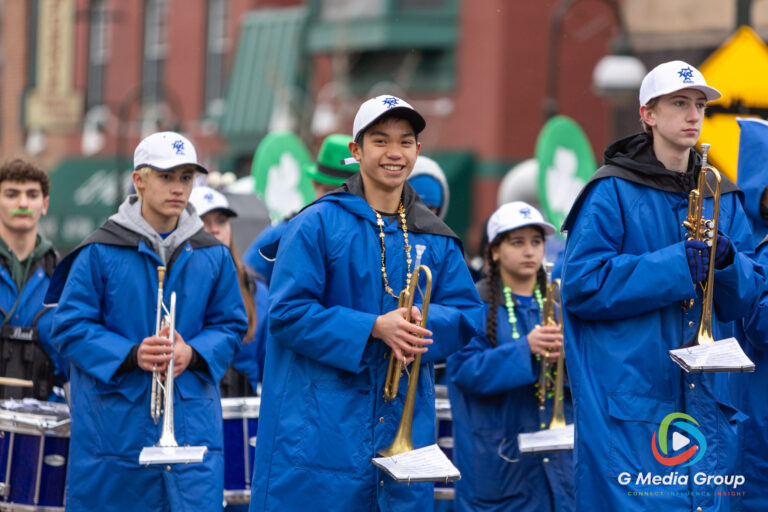 Snow flurries and chilly temperatures couldn't dampen the Irish spirit in downtown St. Charles. Participants and spectators gathered along Main Street for the annual St. Patrick's Parade, celebrating local tradition despite the late-season flurries. | Photo: GMedia Group