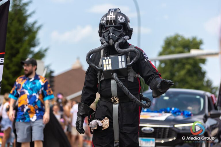 CAROL STREAM, Ill. — July 4, 2026: Participants march down the parade route during the annual Carol Stream Independence Day Parade in Carol Stream, Ill., Saturday, July 4, 2026. Despite a week-long regional heat wave, the community-funded tradition—a village staple since 1987—drew large crowds for the nearly two-hour event, which honored local military veterans as the collective Grand Marshal. (GMedia Group/Zachary Gebis)