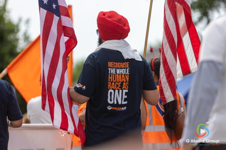 CAROL STREAM, Ill. — July 4, 2026: Participants march down the parade route during the annual Carol Stream Independence Day Parade in Carol Stream, Ill., Saturday, July 4, 2026. Despite a week-long regional heat wave, the community-funded tradition—a village staple since 1987—drew large crowds for the nearly two-hour event, which honored local military veterans as the collective Grand Marshal. (GMedia Group/Zachary Gebis)